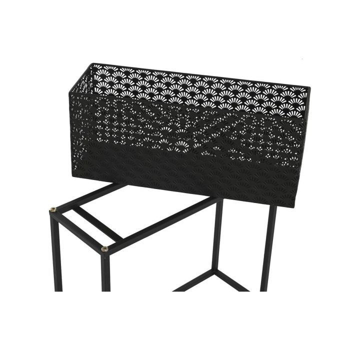 Macetero Moderno DKD Home Decor Negro 22 x 70 x 60 cm Set de 2 2