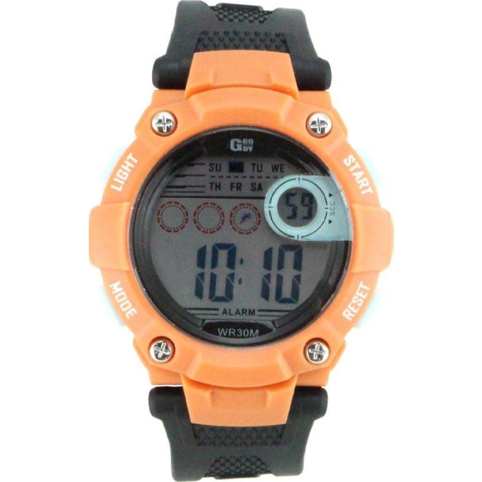 G&B TIME Reloj G-Body Digital con Pantalla LCD para Hombre, Modelo WR30M - Con Estuche