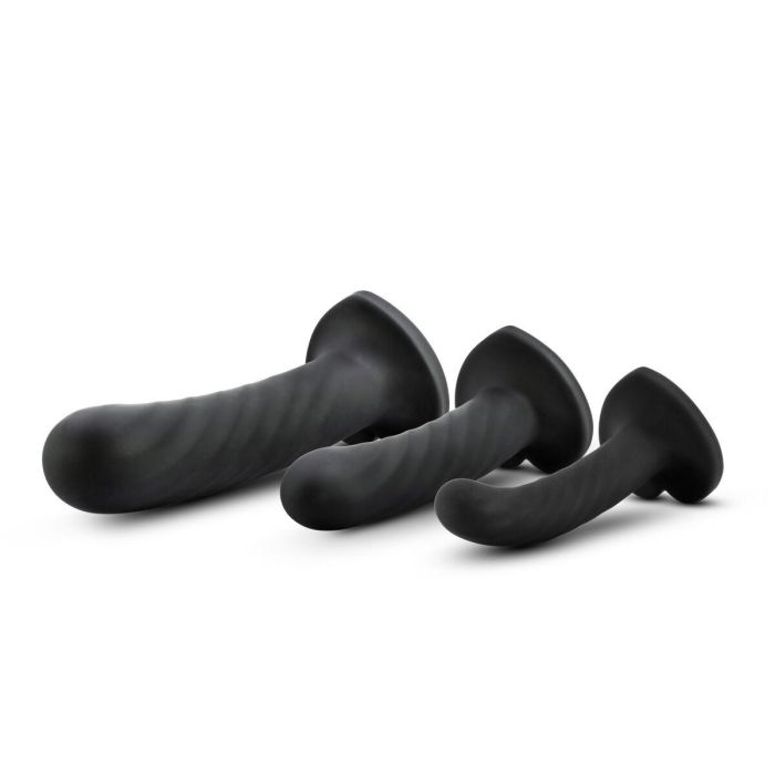 Dildo Blush Temptasia Negro 3 Piezas 3