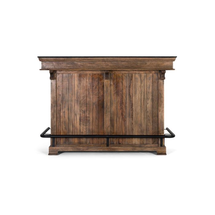 Giner y Colomer Mueble Bar Madera de Mango Granito 150 cm Marrón 3