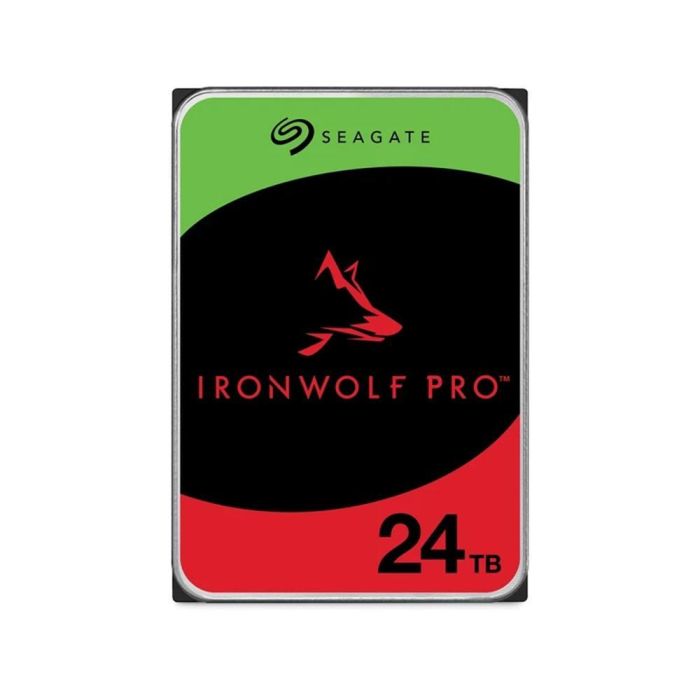 Seagate IronWolf Pro NAS ST24000NT002 Disco Duro Interno 24TB 3.5" SATA 6Gb/s 7200 RPM 512MB Caché