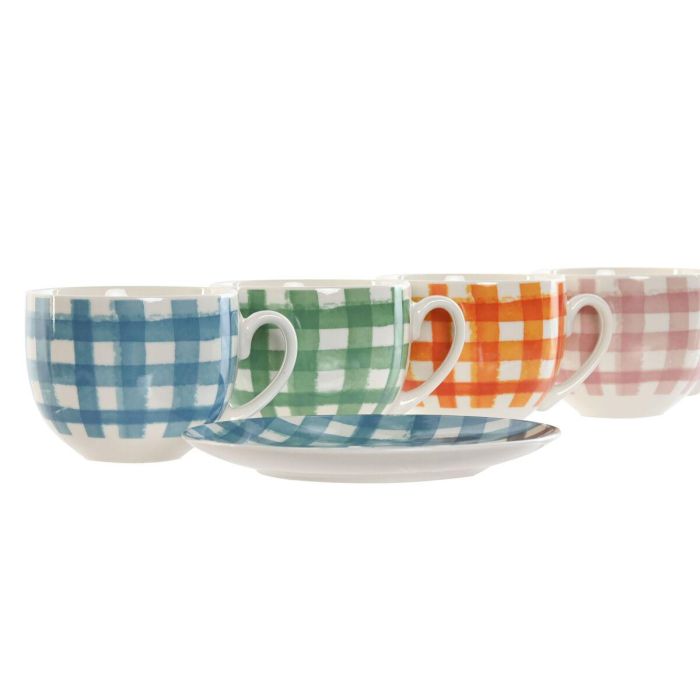 Cafe Shabby DKD Home Decor Azul Naranja 8.7 x 6.8 x 11 cm Set de 6 2