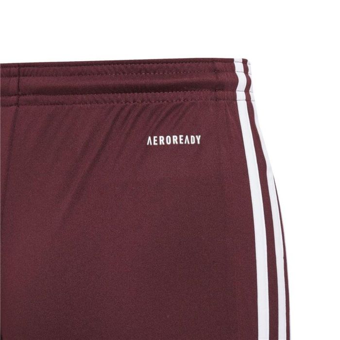 Pantalón Corto Deportivo Adidas Squad 21 Rojo Oscuro 5