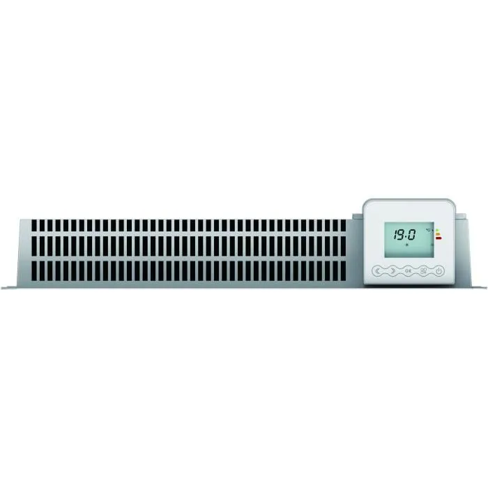 Warm Tech Calefactor Convector Eléctrico de Pared 1000W, Blanco, 230V, Calefacción Hasta 30 m³