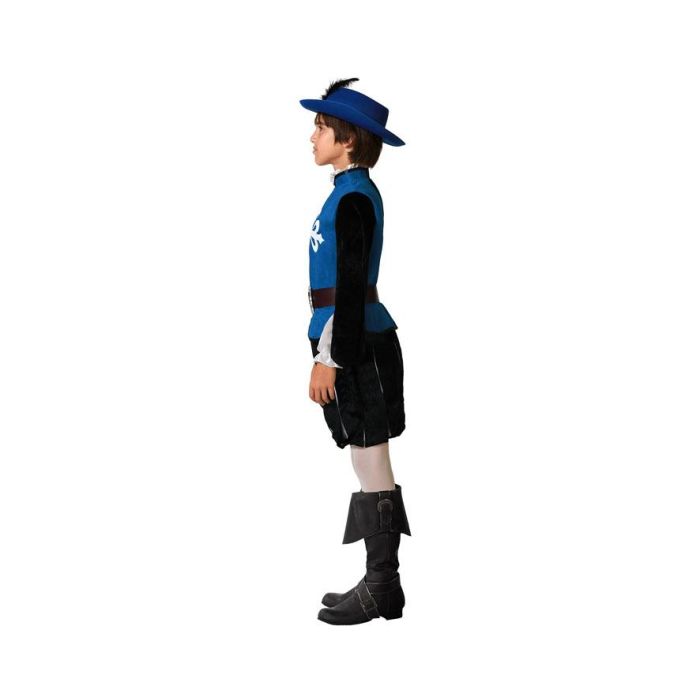 Disfraz Mosquetero Medieval Azul Niño 7-9 Años 1 Disfraz Mosquetero Medieval Azul Niño 7-9 Años 1