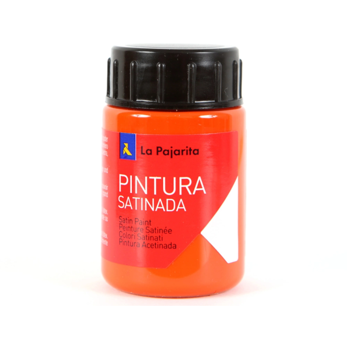 La Pajarita Pintura Latex Acabado Satinado Naranja 35 ml 1 La Pajarita Pintura Latex Acabado Satinado Naranja 35 ml 1