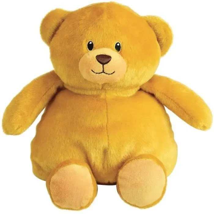 Jemini Botella de Agua Caliente Teddy bear - Microperlas de Arcilla para Microondas, +/- 19 cm 1