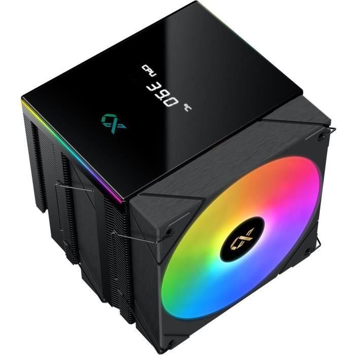 Xigmatek XIG1740270204774 Disipador CPU AK6 Dual Digital para AMD AM5/AM4 con 2 ventiladores ARGB de 120 mm Negro 2