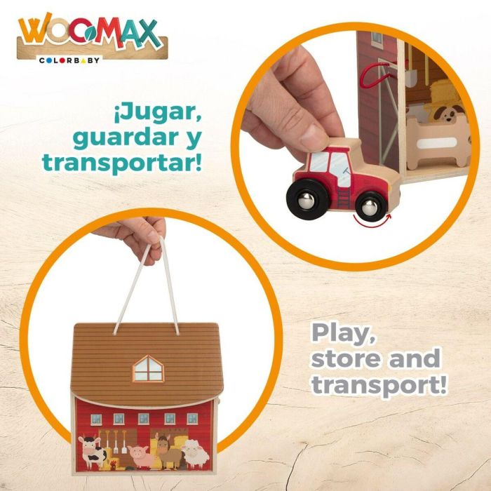 Playset Woomax Granja 9 Piezas 4 Unidades 19 x 18 x 19 cm 4 Playset Woomax Granja 9 Piezas 4 Unidades 19 x 18 x 19 cm 4