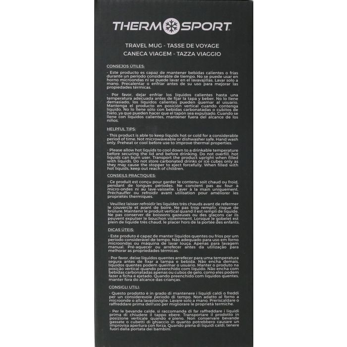 Travel Mug Decorada 360 ml 2 Surtidos - Thermosport (12 Unidades) 7 Travel Mug Decorada 360 ml 2 Surtidos - Thermosport (12 Unidades) 7