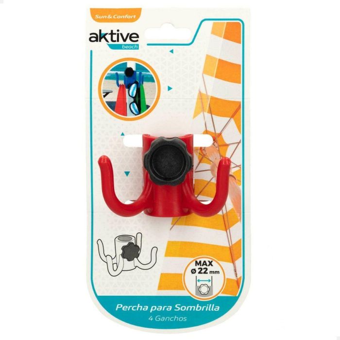 Colgador para sombrilla Colorbaby Plástico 11 x 5 x 11 cm (30 unidades) 2 Colgador para sombrilla Colorbaby Plástico 11 x 5 x 11 cm (30 unidades) 2