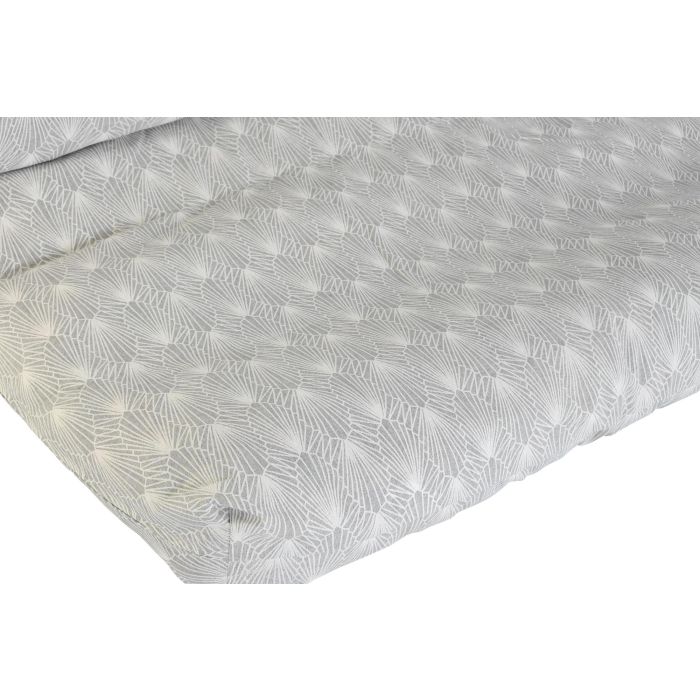 Cojín DKD Home Decor De suelo Blanco Verde Gris claro Bambú Aluminio 120 x 80 x 16 cm 1