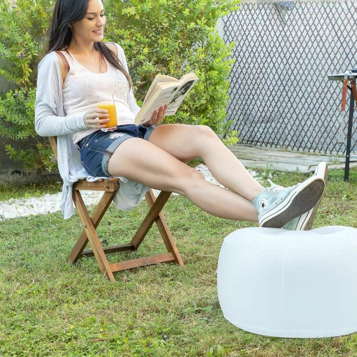 Pack Sillón Hinchable con LED Multicolor y Asiento Hinchable con LED Multicolor y Mando a Distancia InnovaGoods 11