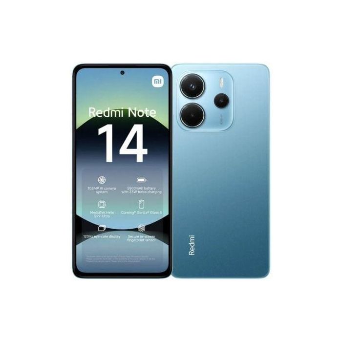 Smartphone Xiaomi Redmi Note 14 6GB/ 128GB/ 6.67"/ Azul Smartphone Xiaomi Redmi Note 14 6GB/ 128GB/ 6.67"/ Azul