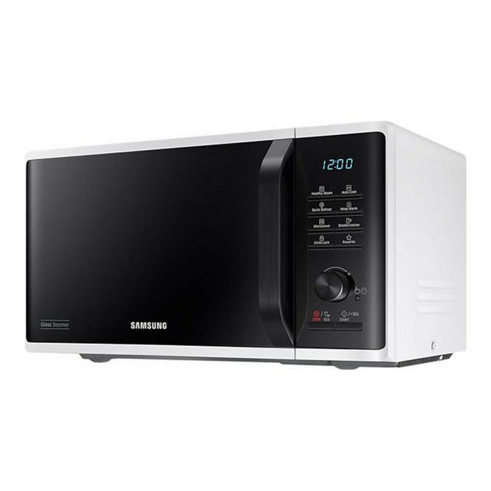 Samsung Microondas Solo 23l Control Electrónico Función Keep Warm Descongelación Rápida Vaporera Blanco 6