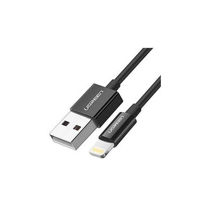 UGREEN Lightning To USB-A 2.0 Cable 1m black 1 UGREEN Lightning To USB-A 2.0 Cable 1m black 1