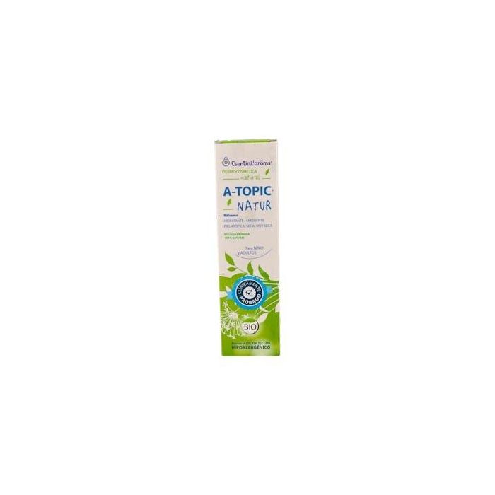 ESENTIAL AROMS Bálsamo A-Topic Natur 100ml – Hidratación para Piel Atópica, Seca y Muy Seca