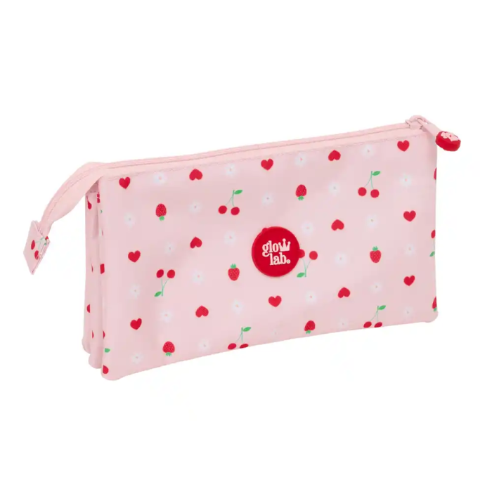 Safta Estuche Portatodo Triple Glowlab Frutitas 120x220x30 mm 1