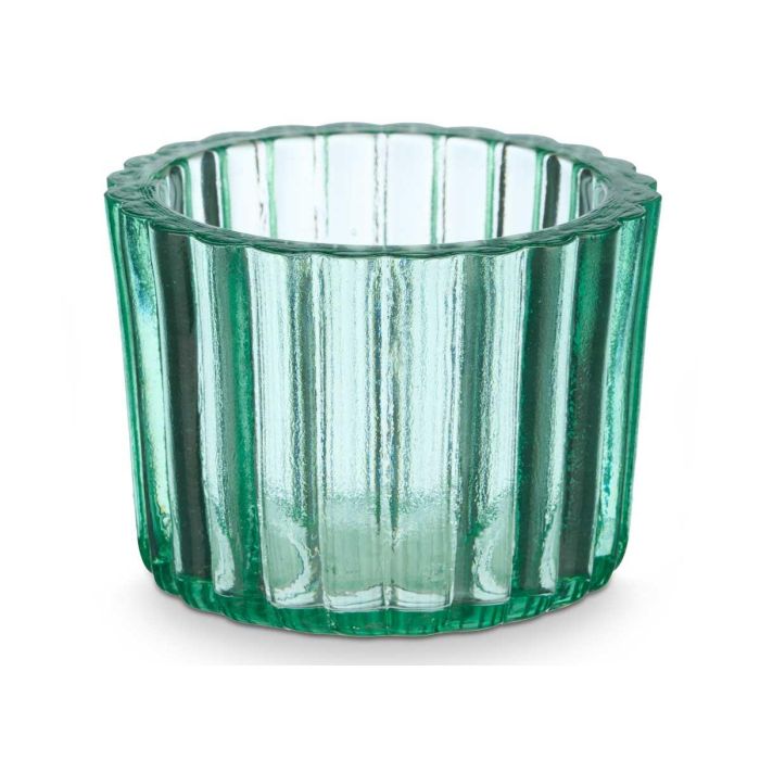 Portavela Vidrio Reciclado Redondo Giftdecor 12X9CM (6 Unidades) 1 Portavela Vidrio Reciclado Redondo Giftdecor 12X9CM (6 Unidades) 1
