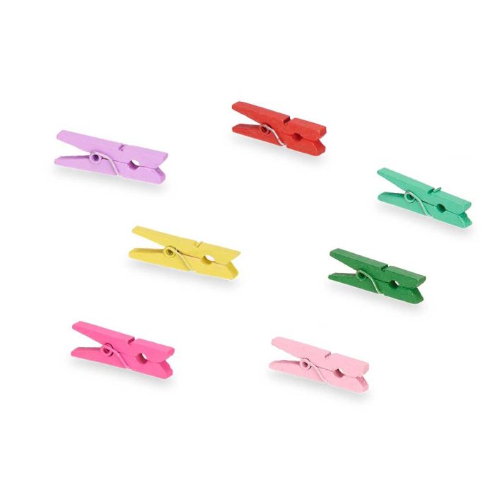 Set 13 Pinzas Madera Multicolor Peq Pincello 7X12CM (24 Unidades) 1 Set 13 Pinzas Madera Multicolor Peq Pincello 7X12CM (24 Unidades) 1