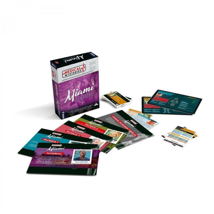 Devir Juego de Mesa Medical Mysteries Miami, Misterios Médicos Cooperativo, 1-4 Jugadores, 60 min, Castellano 1