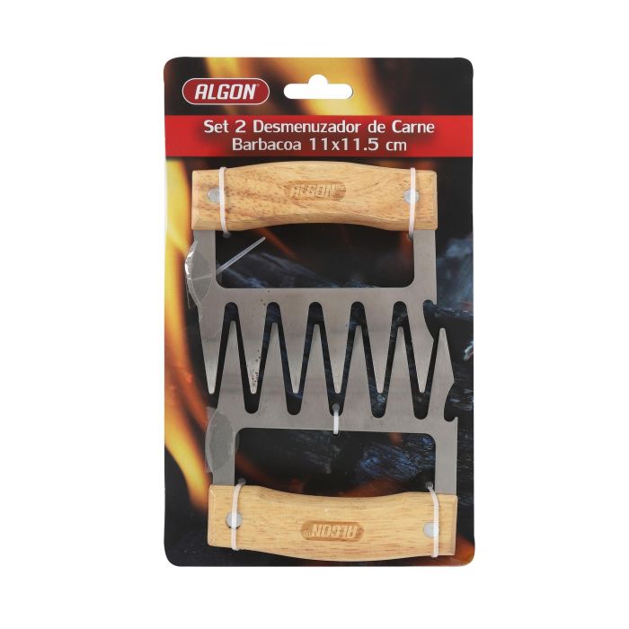 Set de 2 desmenuzadores de carne para BBQ, Algon BBQ (12 Cajas) 1 Set de 2 desmenuzadores de carne para BBQ, Algon BBQ (12 Cajas) 1