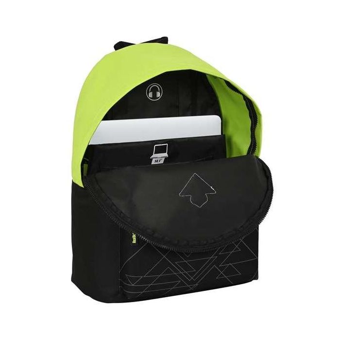 Mochila Escolar Real Betis Balompié 31 x 41 x 16 cm Negro Lima 2 Mochila Escolar Real Betis Balompié 31 x 41 x 16 cm Negro Lima 2
