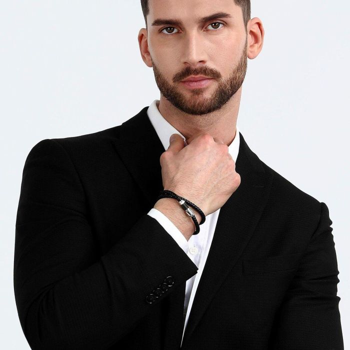 Pulsera Hombre Maserati Cuero 5 Pulsera Hombre Maserati Cuero 5