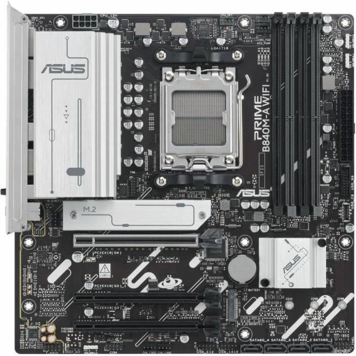 ASUS PRIME B840M-A WiFi Placa Base AMD B840 Zócalo AM5 DDR5 Micro ATX Wi-Fi 6E 5