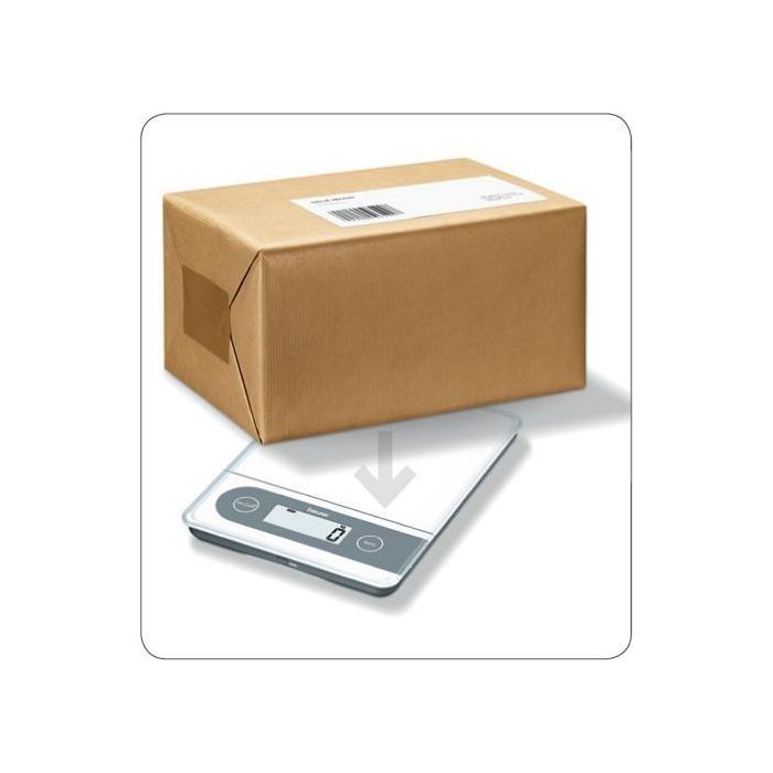 Beurer KS-59 XXL Balanza de Cocina, 20 Kg, Superficie Extra Grande, Función Tara, Teclas Táctiles - Ideal para Paquetes Grandes 4 Beurer KS-59 XXL Balanza de Cocina, 20 Kg, Superficie Extra Grande, Función Tara, Teclas Táctiles - Ideal para Paquetes Grandes 4