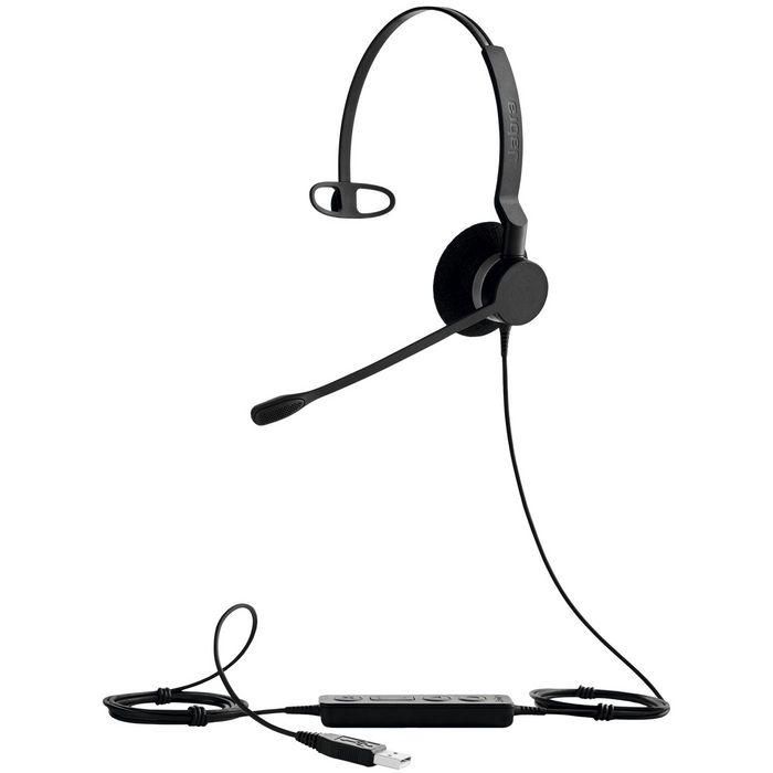 Jabra BIZ 2300 Headset Mono USB MS 2393-823-109 Auricular para Oficina y Centro de Llamadas con Conexión USB y Cancelación de Ruido 3