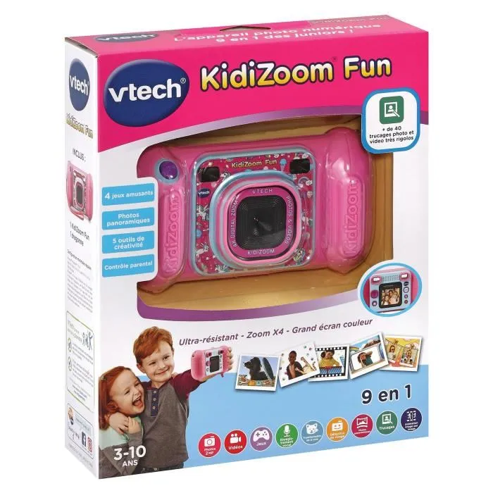 Vtech VT3417765489556 Kidizoom Fun Rose - Idioma francés 2 Vtech VT3417765489556 Kidizoom Fun Rose - Idioma francés 2