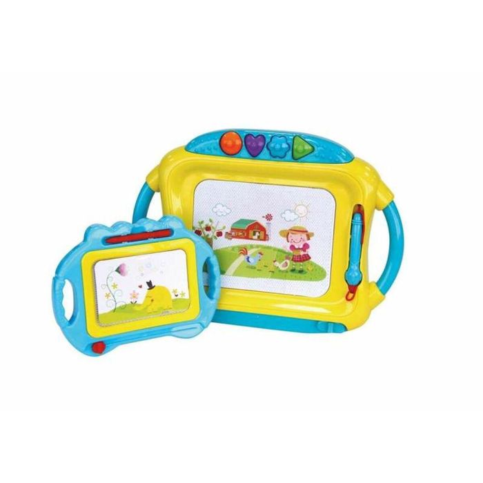 Pizarra magnética con mini pizarra colores sdos. - modelos surtidos 1 Pizarra magnética con mini pizarra colores sdos. - modelos surtidos 1