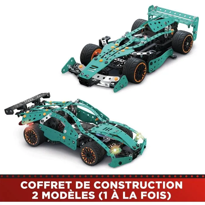 Bandai APM20108 Fórmula 1 - Meccano - Construye 2 Modelos Diferentes