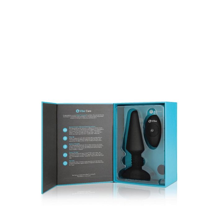 Plug Anal B-Vibe Rimming Negro XL 1 Plug Anal B-Vibe Rimming Negro XL 1