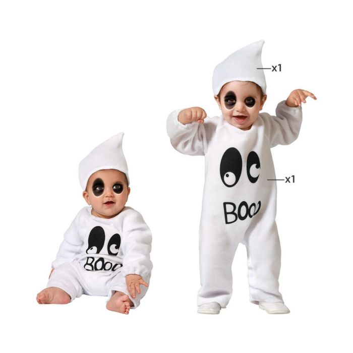 Disfraz para Bebés Blanco (2 Piezas) 5 Disfraz para Bebés Blanco (2 Piezas) 5