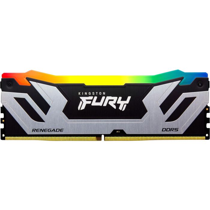 Kingston CUDIMM FURY Renegade RGB Silver XMP 24GB 8400MT/s DDR5 CL40 para PC con Intel XMP 5 Kingston CUDIMM FURY Renegade RGB Silver XMP 24GB 8400MT/s DDR5 CL40 para PC con Intel XMP 5