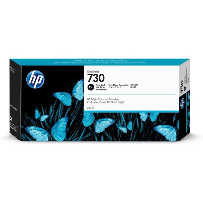 HP nº730 300-ml Photo Black Ink Crtg HP nº730 300-ml Photo Black Ink Crtg