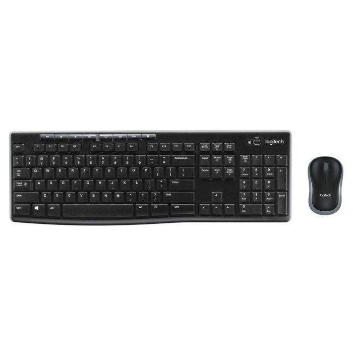 Teclado y Ratón Inalámbrico Logitech MK270 QWERTY Inglés 0 Teclado y Ratón Inalámbrico Logitech MK270 QWERTY Inglés 0