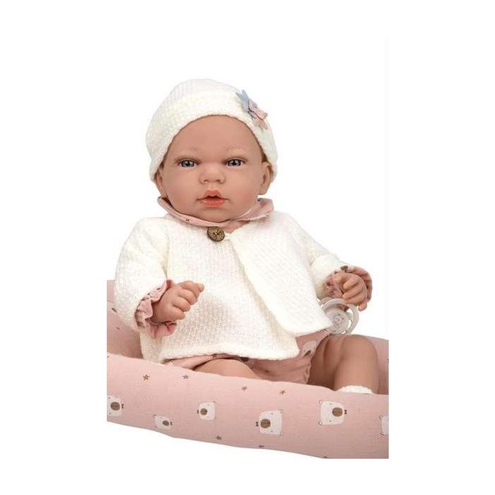 Muñeca Elegance 40 Cm Andie C/Capazo Cambiador (Muñeco Con Peso) 5