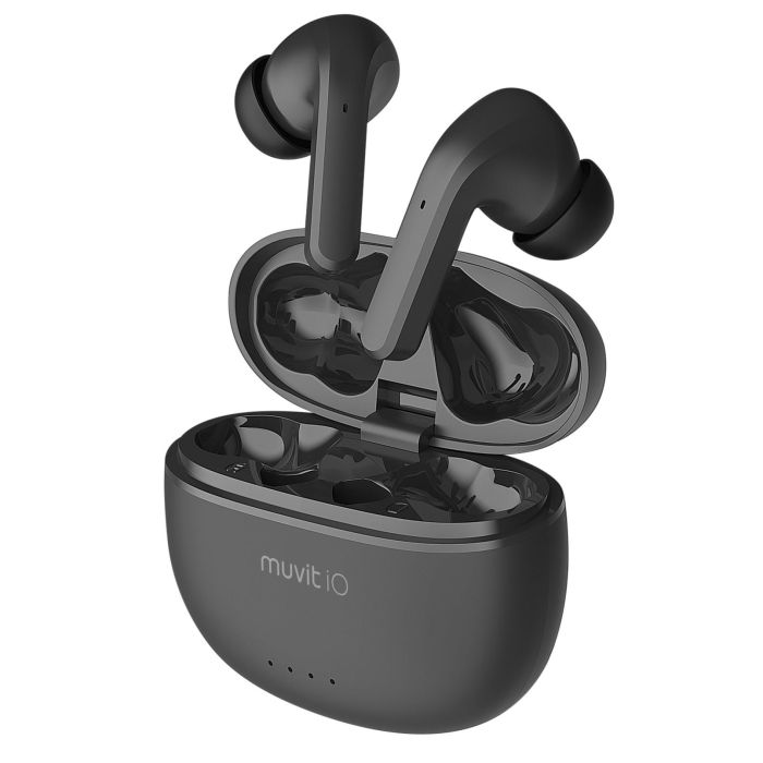 Muvit Auriculares Io Smart True Inalámbricos con ANC, Batería de Larga Duración, Compatibles con App, Resistentes al Sudor 1 Muvit Auriculares Io Smart True Inalámbricos con ANC, Batería de Larga Duración, Compatibles con App, Resistentes al Sudor 1