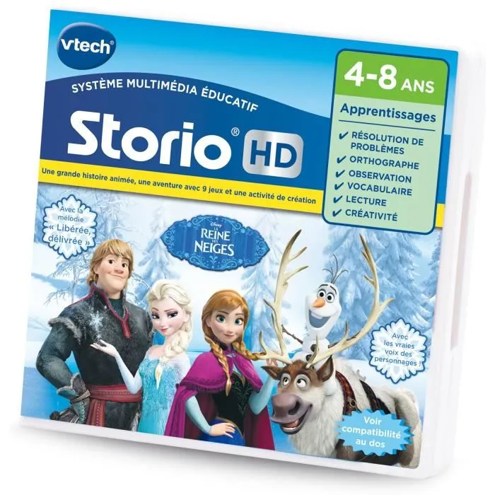 Vtech Juego Educativo Storio Frozen Francés para Tabletas y Consola TV (4-8 Años) 3