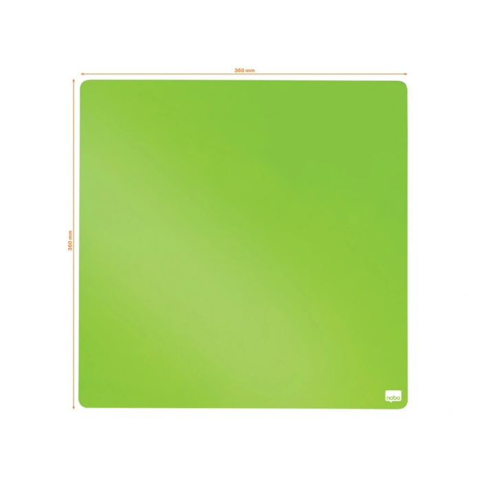 Nobo Pizarra Magnética Blanca 36x36 cm Negro para Hogar 2