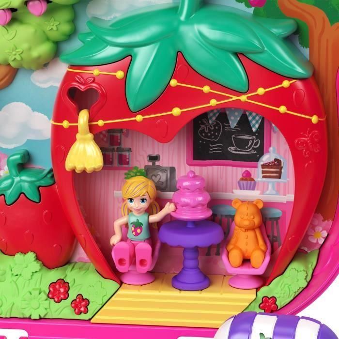 Caja Oso Fresa - Polly Pocket - Hrd35 - Caja Compacta Mini Muñeca Polly Pocket 2