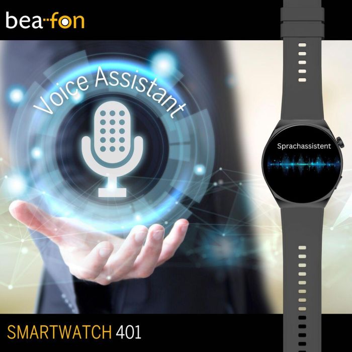 Smartwatch beafon WATCH 401 43 mm 1,43" Negro Plateado 6