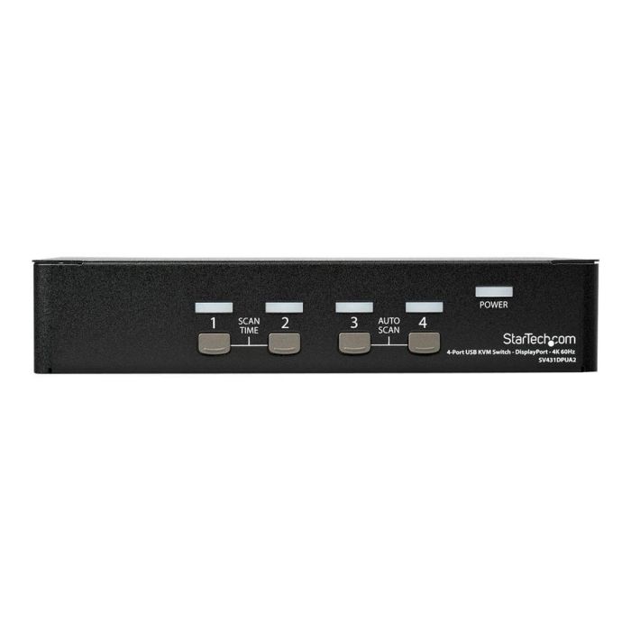 StarTech.com SV431DPUA2 Switch KVM 4 Puertos DisplayPort 4K 60Hz Hembra