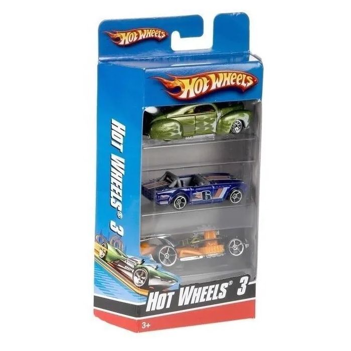 Mattel Coche Hot Wheels Pack 3 Coches Modelos Surtidos 2