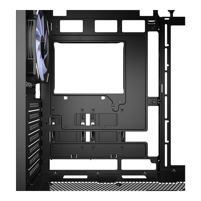 Sharkoon AK3 RGB ATX Midi Tower PC Negro con Panel de Vidrio Templado y Iluminación RGB para Placas ATX, micro ATX, Mini-ITX