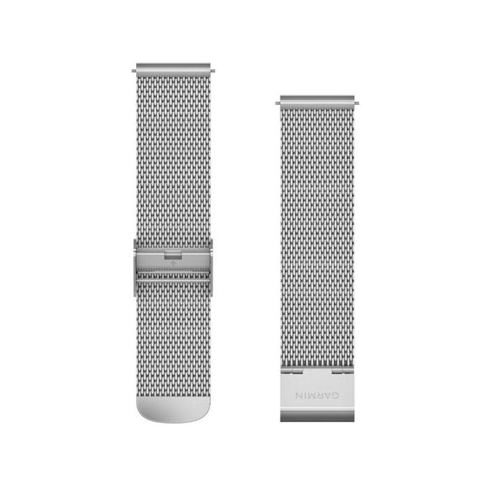 Garmin Correa de repuesto 20mm para Vivomove, Plata/Milanese