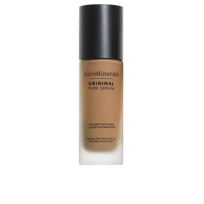 Bare Minerals ORIGINAL PURE SERUM liquid foundation - Base de maquillaje con SPF 20 y cuidado de la piel, tono TAN PURO Bare Minerals ORIGINAL PURE SERUM liquid foundation - Base de maquillaje con SPF 20 y cuidado de la piel, tono TAN PURO